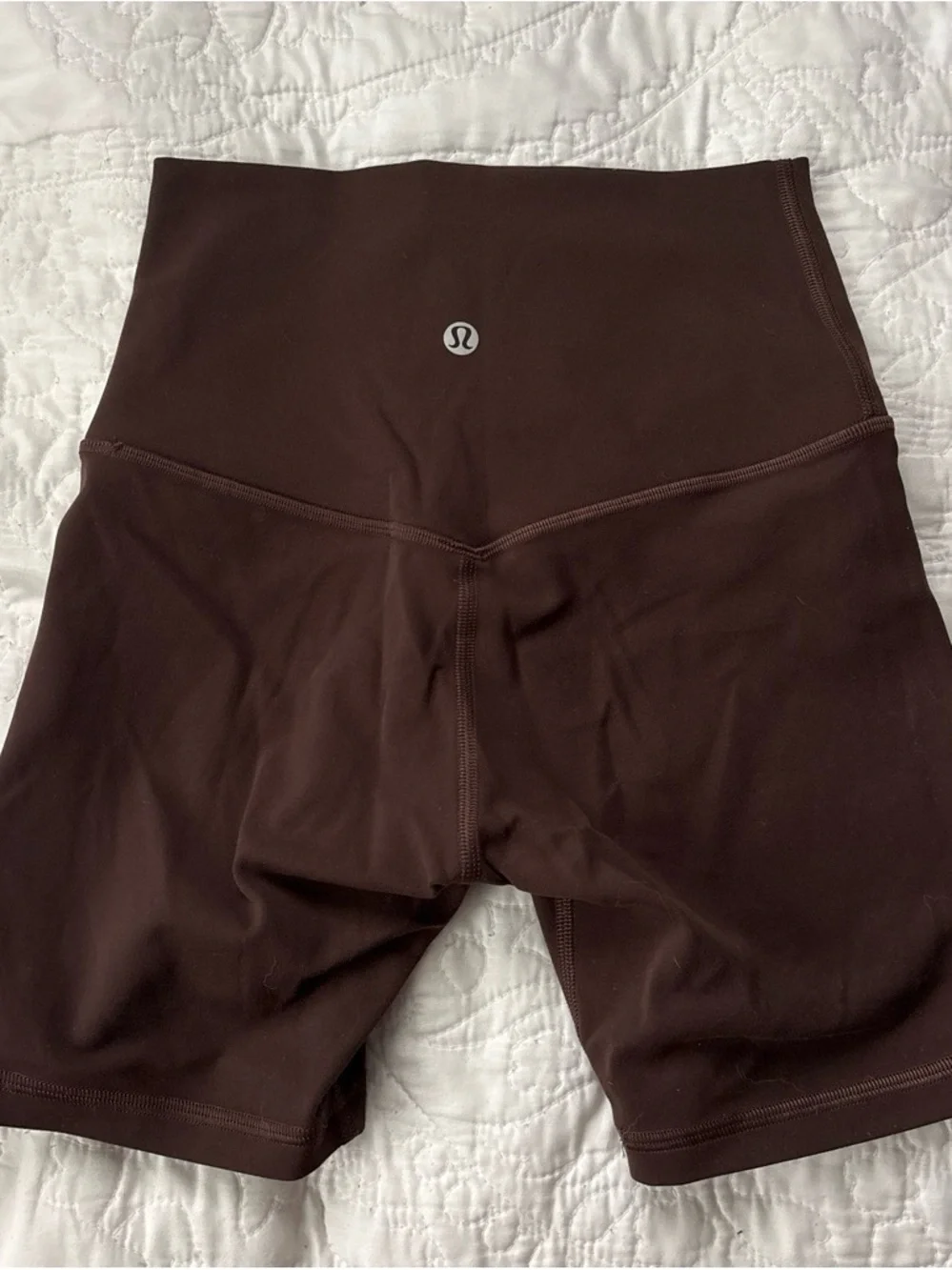 lululemon athletica High-Rise Chocolate Brown Bike Shorts
